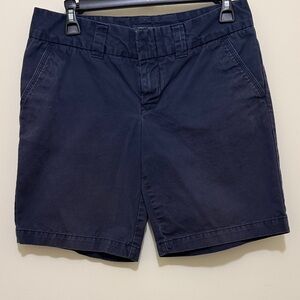 Women's Tommy Hilfiger Dark Blue Flat Front Shorts